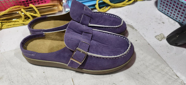 Casual Breathable Slip-On Shoes With Hollow Detail Low-Top
