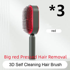 Ultimate Self-Cleaning Scalp Massager Brush for All Hair Types with Anti-Static Technology