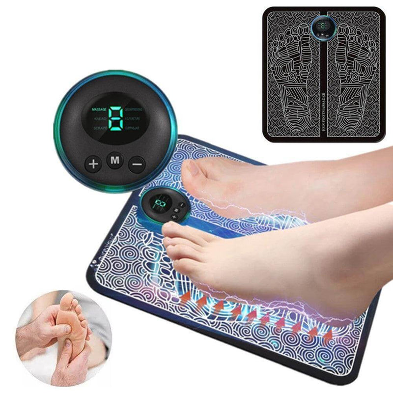 Electric EMS Foot Massager Mat for Pain Relief and Blood Circulation Enhancement