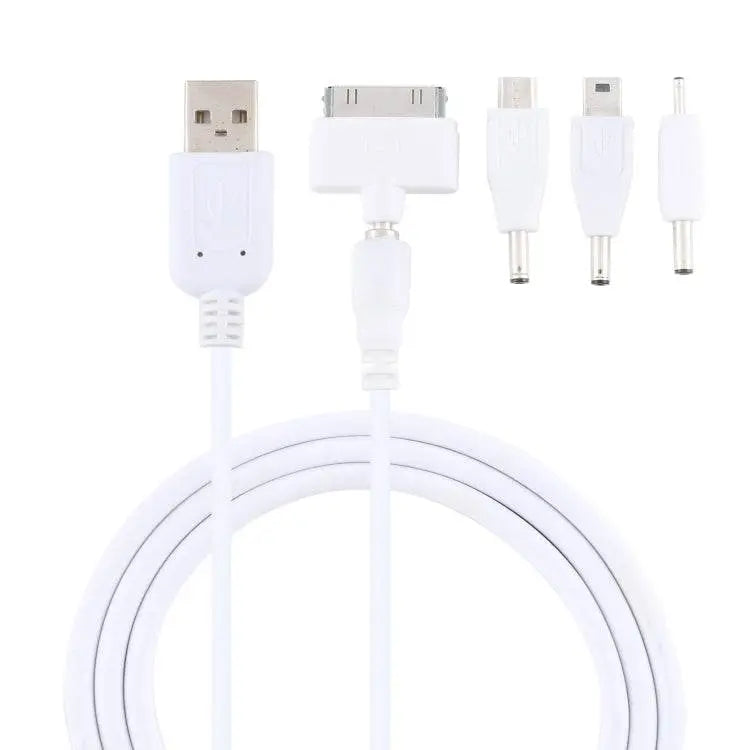 5 In 1 Multi-Function Data Cable With 4 Adapters For Devices