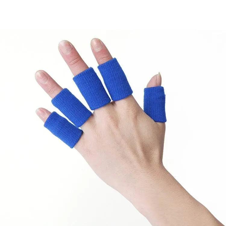 5 In 1 Nylon Movement Protector Finger Sleeve Set Blue Black