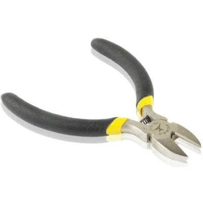 5 Inch Chrome Stainless Steel Diagonal Pliers For Everyday Tasks - compact 117mm high-carbon steel diagonal cutters with induction-hardened jaws