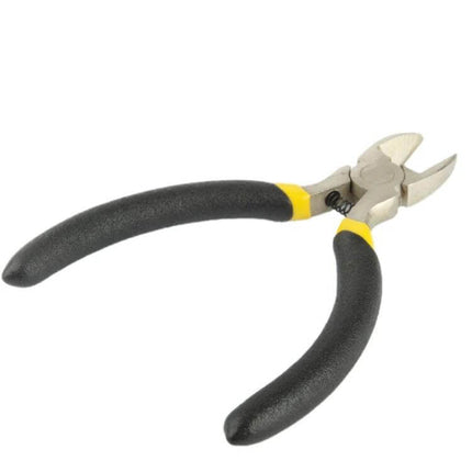 5 Inch Chrome Stainless Steel Diagonal Pliers For Everyday Tasks compact precision-forged diagonal pliers with black handles and induction-hardened cutting jaws