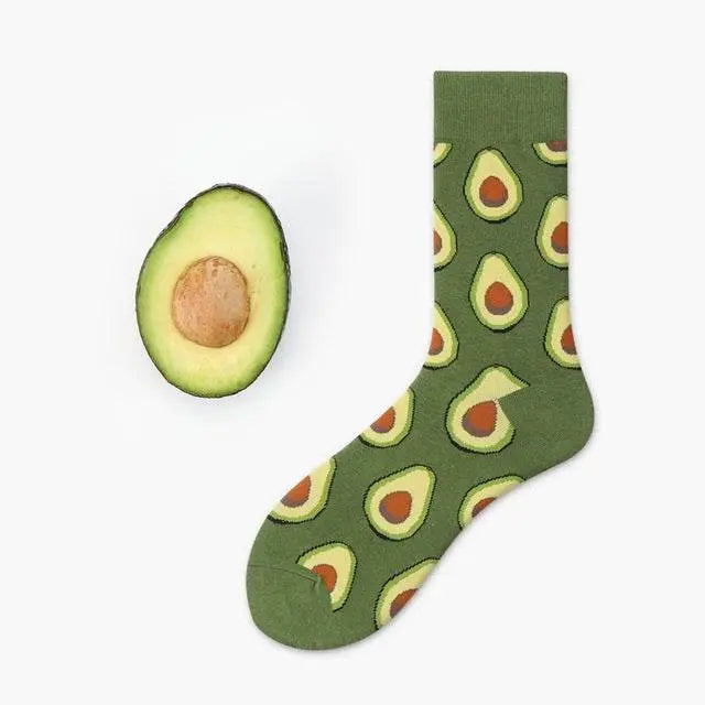 5 Pairs Fruit Food Socks Short Funny Cotton Socks Set Fun