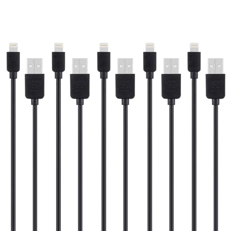 5 Pcs Haweel 1m High Speed 8 Pin USB Sync Charging Cables