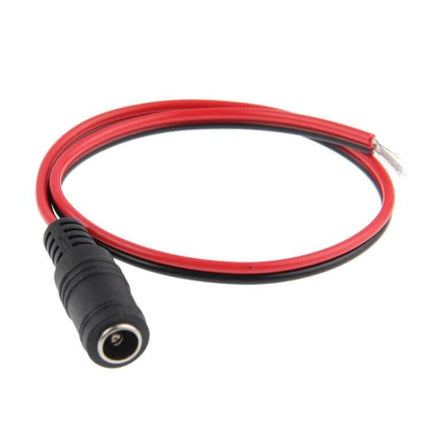5.5x2.1mm DC Power Female Barrel Connector Adaptor For Controller 30cm - PVC jacketed red/black cable for LED controller extension