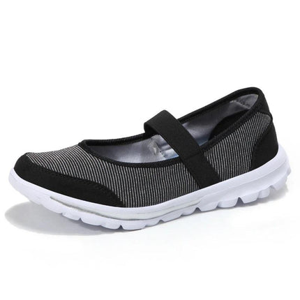 Nurse Lace Up Flats With Breathable Mesh Upper For Work