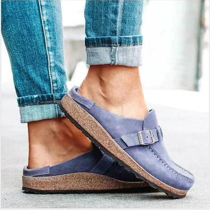 Casual Breathable Slip-On Shoes With Hollow Detail Low-Top