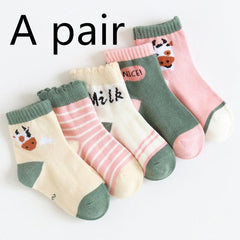 Kids' Cartoon Jacquard Socks