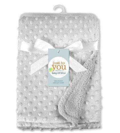 Cozy Polar Dot Newborn Swaddle Blanket - Versatile Baby Bedding & Bath Towel Wrap