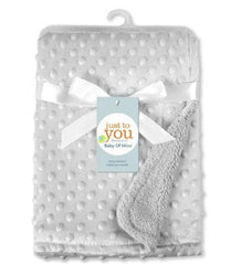 Cozy Polar Dot Newborn Swaddle Blanket - Versatile Baby Bedding & Bath Towel Wrap