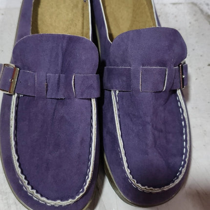 Casual Breathable Slip-On Shoes With Hollow Detail Low-Top