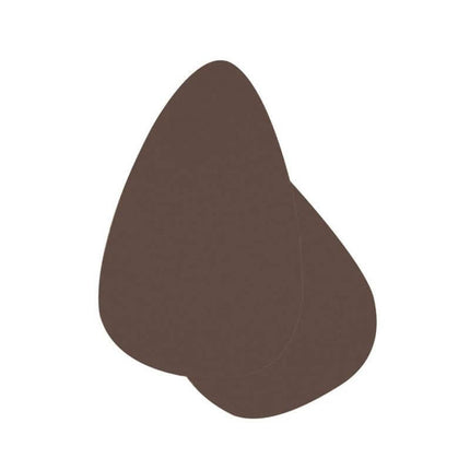 Shiratori Invisible Breast Patches for Everyday Coverage in Various Colors - dark brown adhesive nipple covers, breathable non-woven fabric