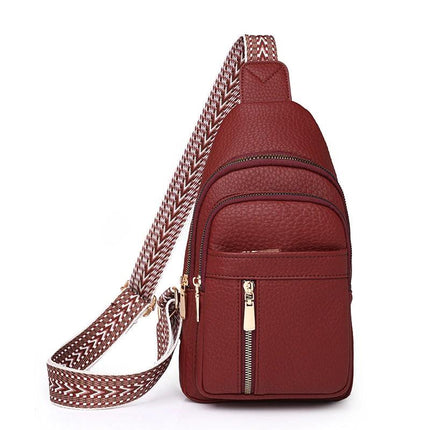 Soft PU Leather Women's Crossbody Bag For Everyday Casual Use