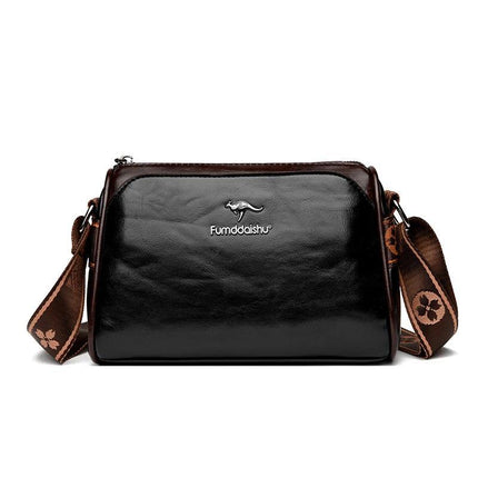 Soft PU Cylindrical Crossbody Bag For Everyday Use