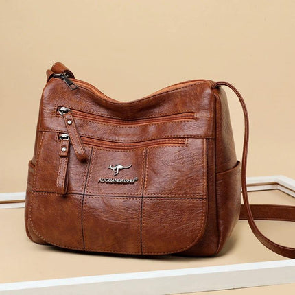 Lightweight PU Crossbody Bag For Everyday Casual Shopping Use