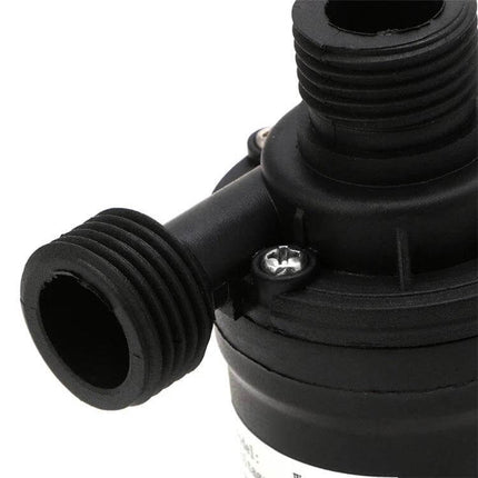 5m Lift Booster Pump For Small Home Water Systems At Home compact black 20W submersible pump with threaded inlet outlet close-up
