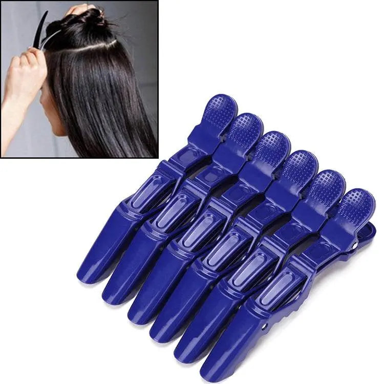 6 PCS Hair Not Easy to Slip Off Hair Salon Clips Tools