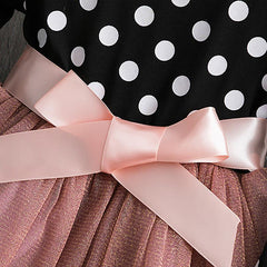 Charming Polka Dot Dress for Little Princesses