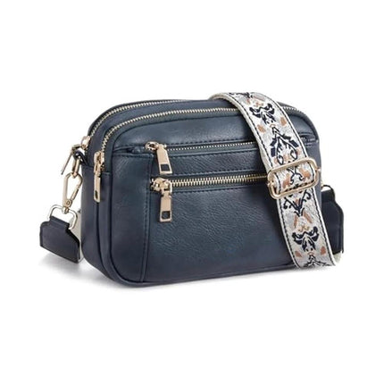 Floral Strap Crossbody Bag For Daily Commuter Essentials