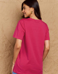 Full Size Round Neck Short Sleeve T-Shirt