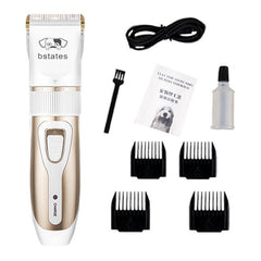 Professional Pet Grooming Clipper for Dogs and Cats - Rechargeable Hair Shaver with Ceramic Blade