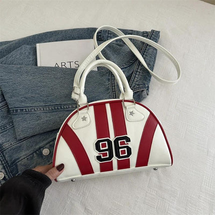 Color Block Dumpling Shoulder Bag With Single Strap For Daily Wear