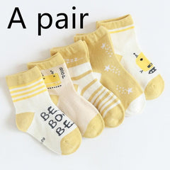 Kids' Cartoon Jacquard Socks