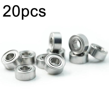 683ZZ Bearing 3x7x3mm For Small Hobby Projects And DIY Repairs - 20pcs double-shielded stainless steel micro bearings for model cars, cameras, 3D printers