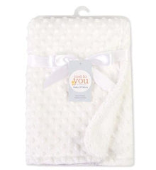 Cozy Polar Dot Newborn Swaddle Blanket - Versatile Baby Bedding & Bath Towel Wrap