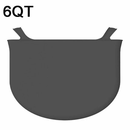 6Qt Silicone Slow Cooker Liners, Reusable Leakproof For Easy Cleanup - gray reusable silicone liner for 6-quart crockpot, protects cooker and simplifies cleanup