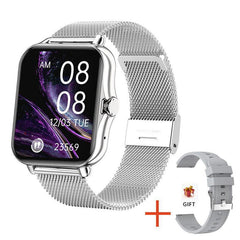 Multilingual Smartwatch with Bluetooth Calling and Health Tracking Features