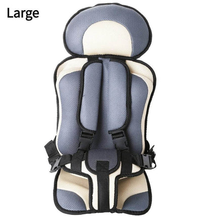 Portable Infant Safety Seat for Babies and Toddlers in Cars - gray detachable back car seat for 9 months to 6 years
