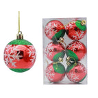 Red and Green Snowflakes