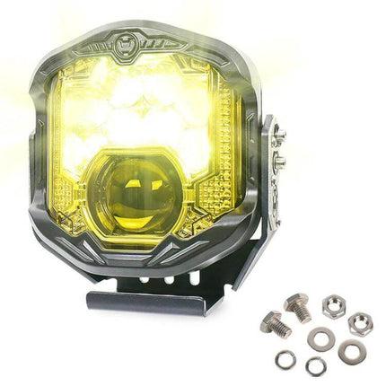 7 Inch LED Headlight For Vehicles Everyday Driving Light - IP67 waterproof plug-and-play off-road driving light with mounting hardware