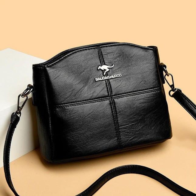 Korean Style Womens Sheepskin Crossbody Bag Large Capacity | Syndmart