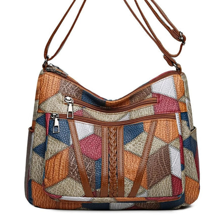 Caramel Women’s Crossbody Messenger Bag For Commuting Travel