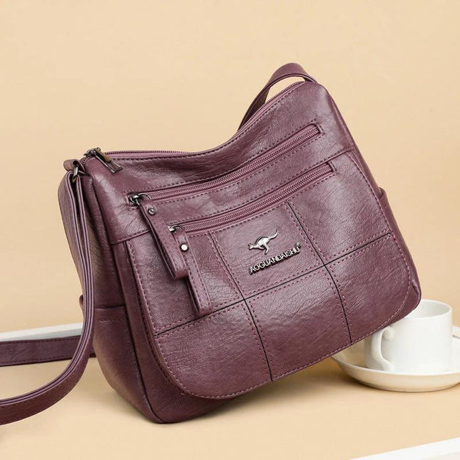 Lightweight PU Crossbody Bag For Everyday Casual Shopping Use | Syndmart
