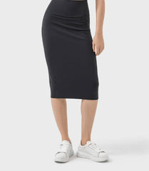 Millennia Slit Wrap Active Skirt