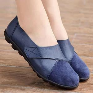Nurse Suede Work Shoes With Low 2cm Heel And Leather Insole