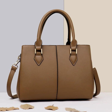 Womens Commuter Soft PU Crossbody Bag Large Capacity