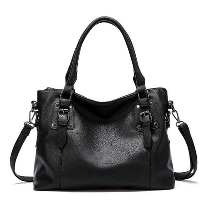 Women's Embossed PU Shoulder Bag Large Capacity For Everyday Use
