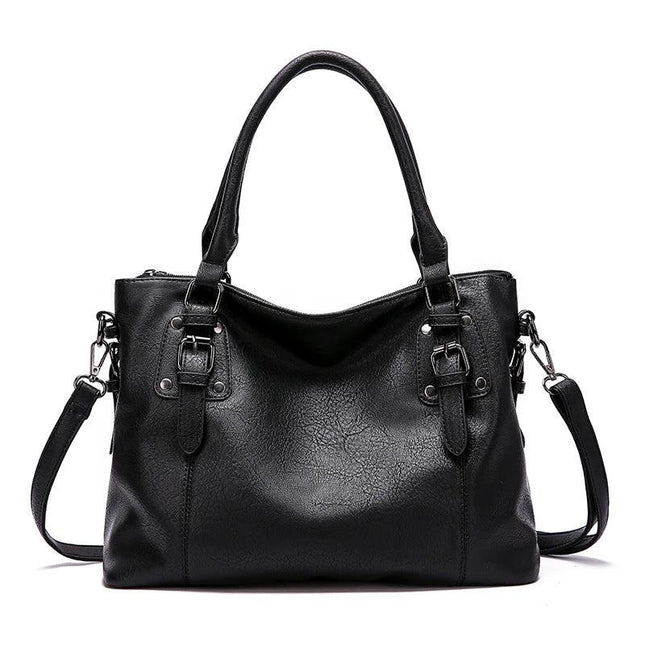 Women's Embossed PU Shoulder Bag Large Capacity For Everyday Use | Syndmart