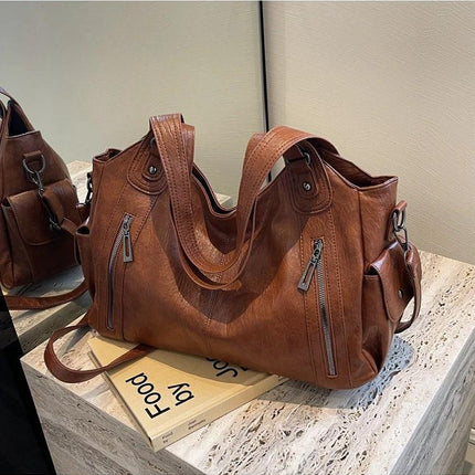 Retro Large Capacity Shoulder Crossbody Bag For Women