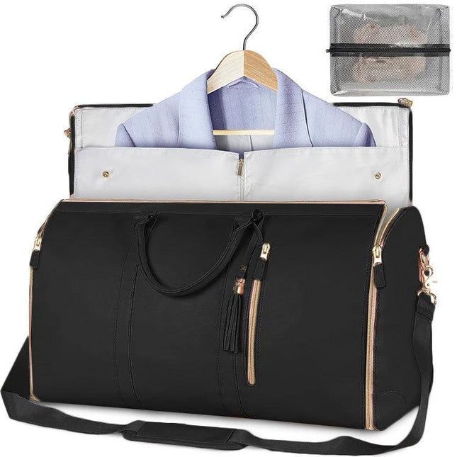 Grand sac de voyage pliable imperméable rose