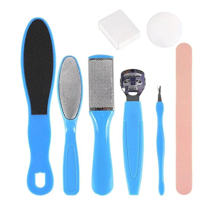 8 In 1 Foot Care Exfoliating Pedicure Knife Tool Foot File Set 