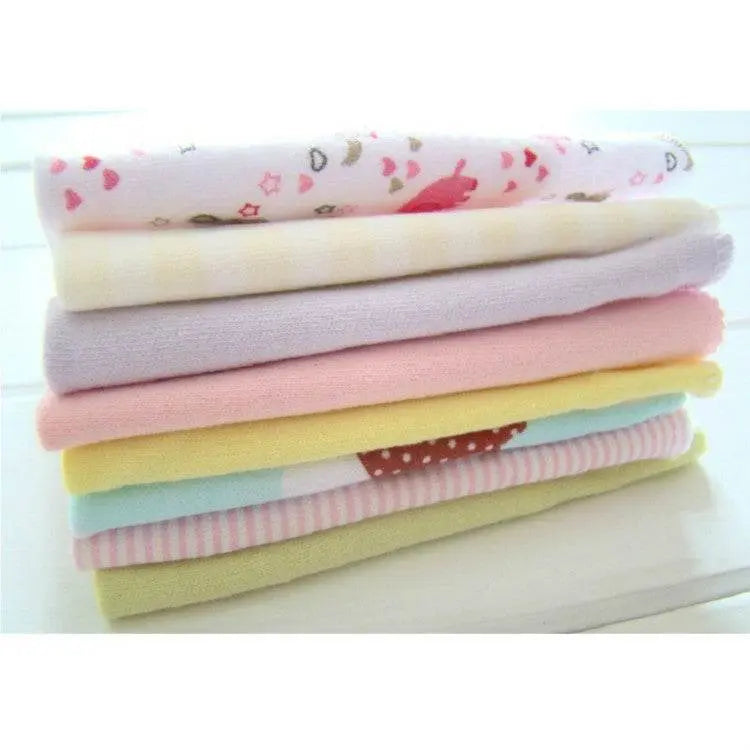 8 Pcs Cotton Newborn Baby Towels Saliva Towel Set 