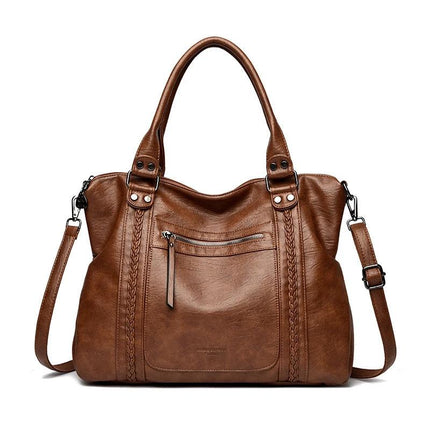 Women's Vintage Genuine Leather Crossbody Shoulder Bag