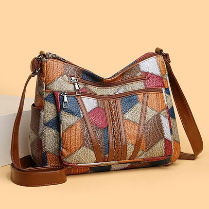 Caramel Women’s Crossbody Messenger Bag For Commuting Travel