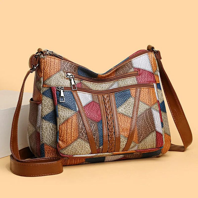 Caramel Women’s Crossbody Messenger Bag For Commuting Travel